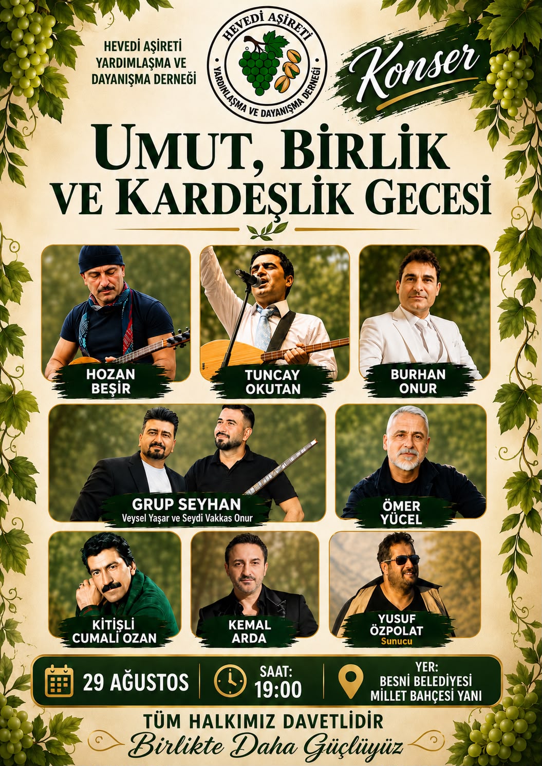 Hevedi Aşireti’nden “Umut, Birlik ve Kardeşlik Gecesi”