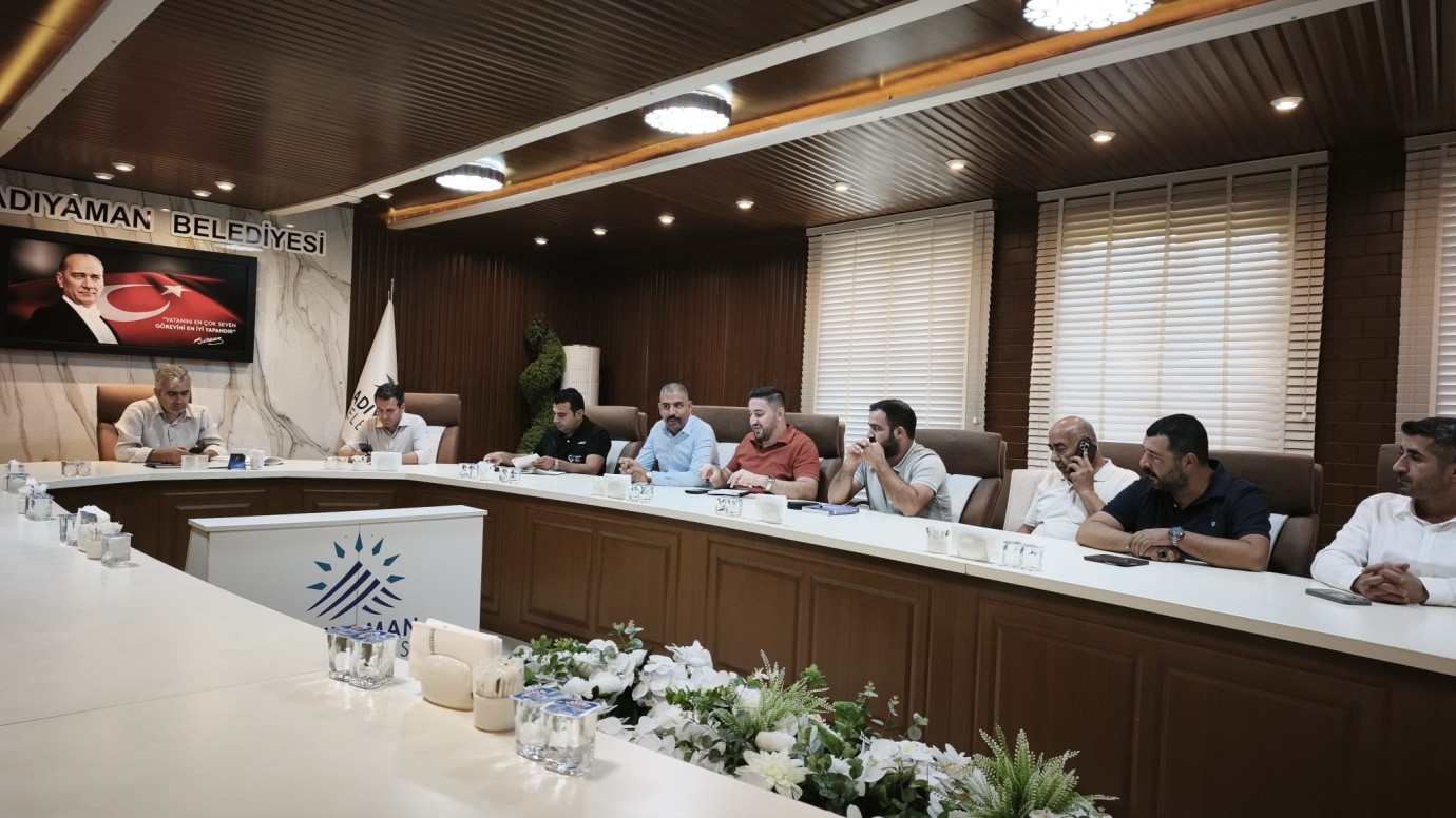 Adıyaman Belediyesi’nde altyapı çalışmaları için koordinasyon toplantısı